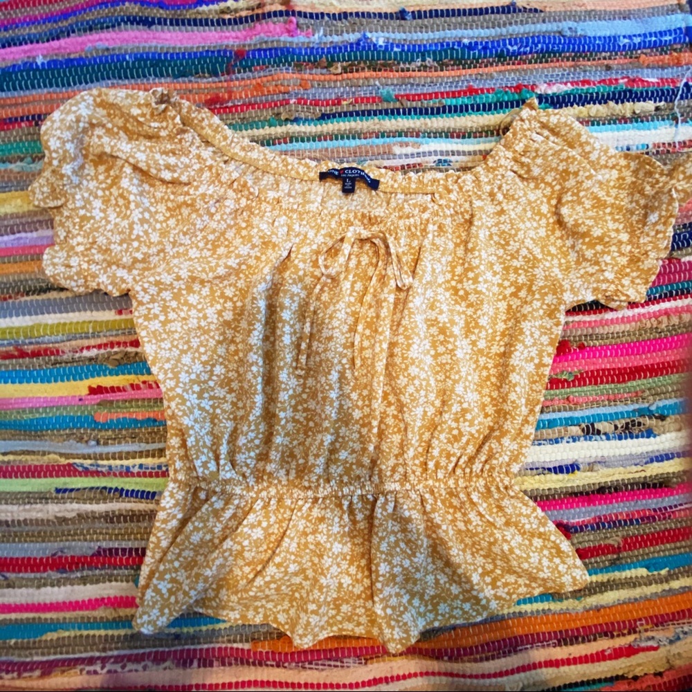 Yellow Summer blouse